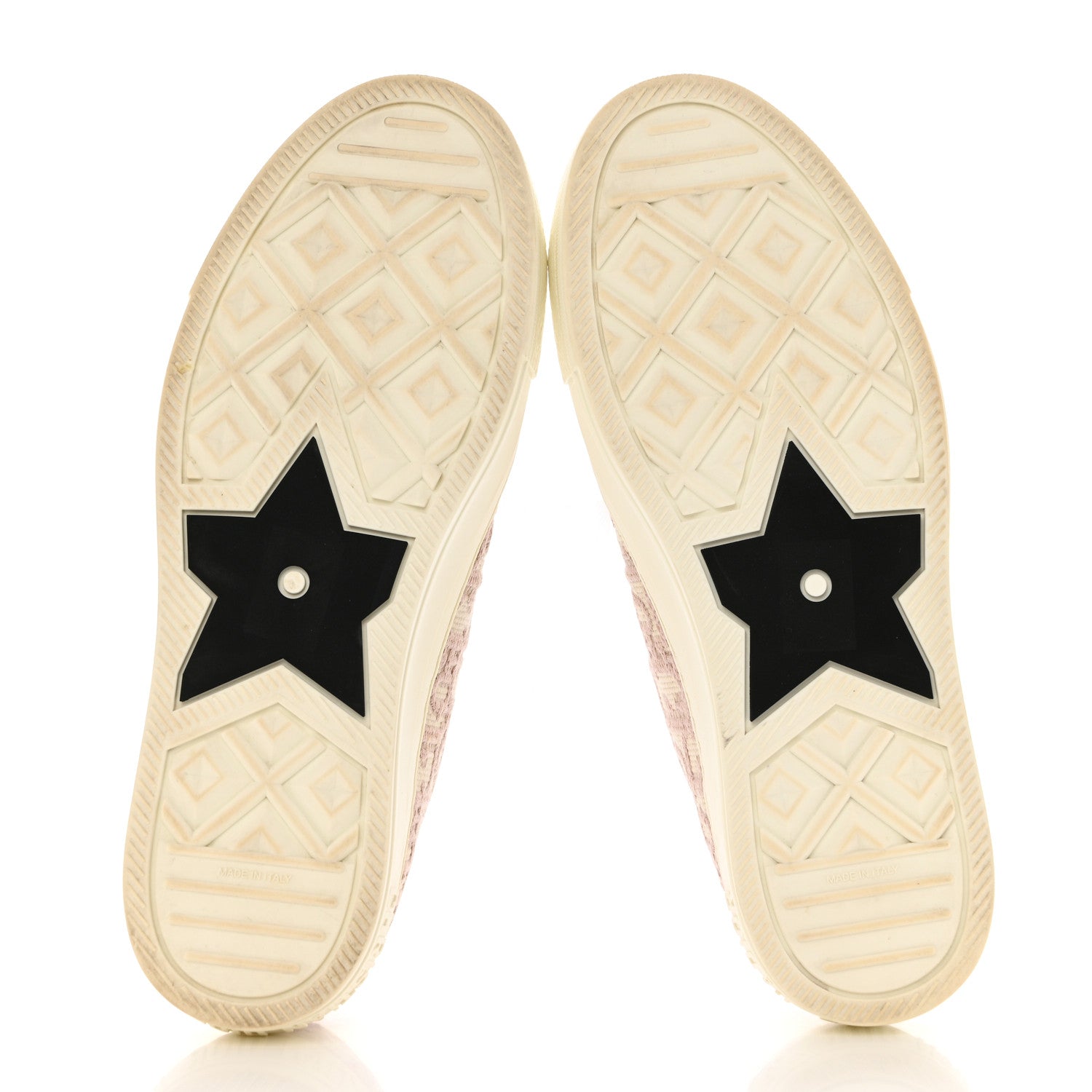 Christian Dior Canvas Oblique Walk'N'Dior Low Top Sneakers 39 Powder Nude 5 of 10