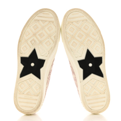 Christian Dior Canvas Oblique Walk'N'Dior Low Top Sneakers 39 Powder Nude 5 of 10
