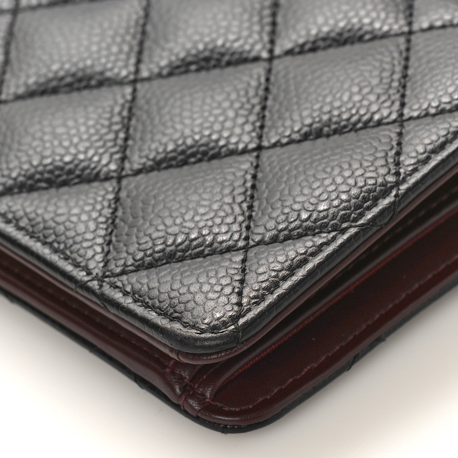 Chanel Caviar Quilted Yen Wallet Black 9 of 9