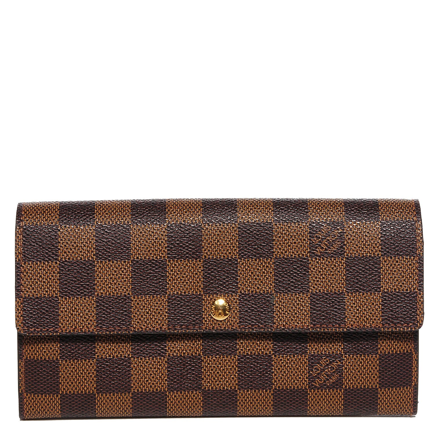 Louis Vuitton Damier Ebene Sarah Wallet 1 of 8