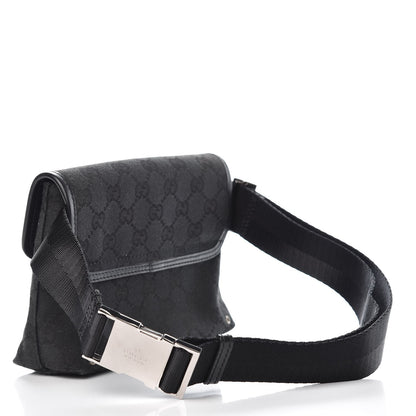 Gucci GG Monogram Web Flight Belt Bag Black 3 of 10