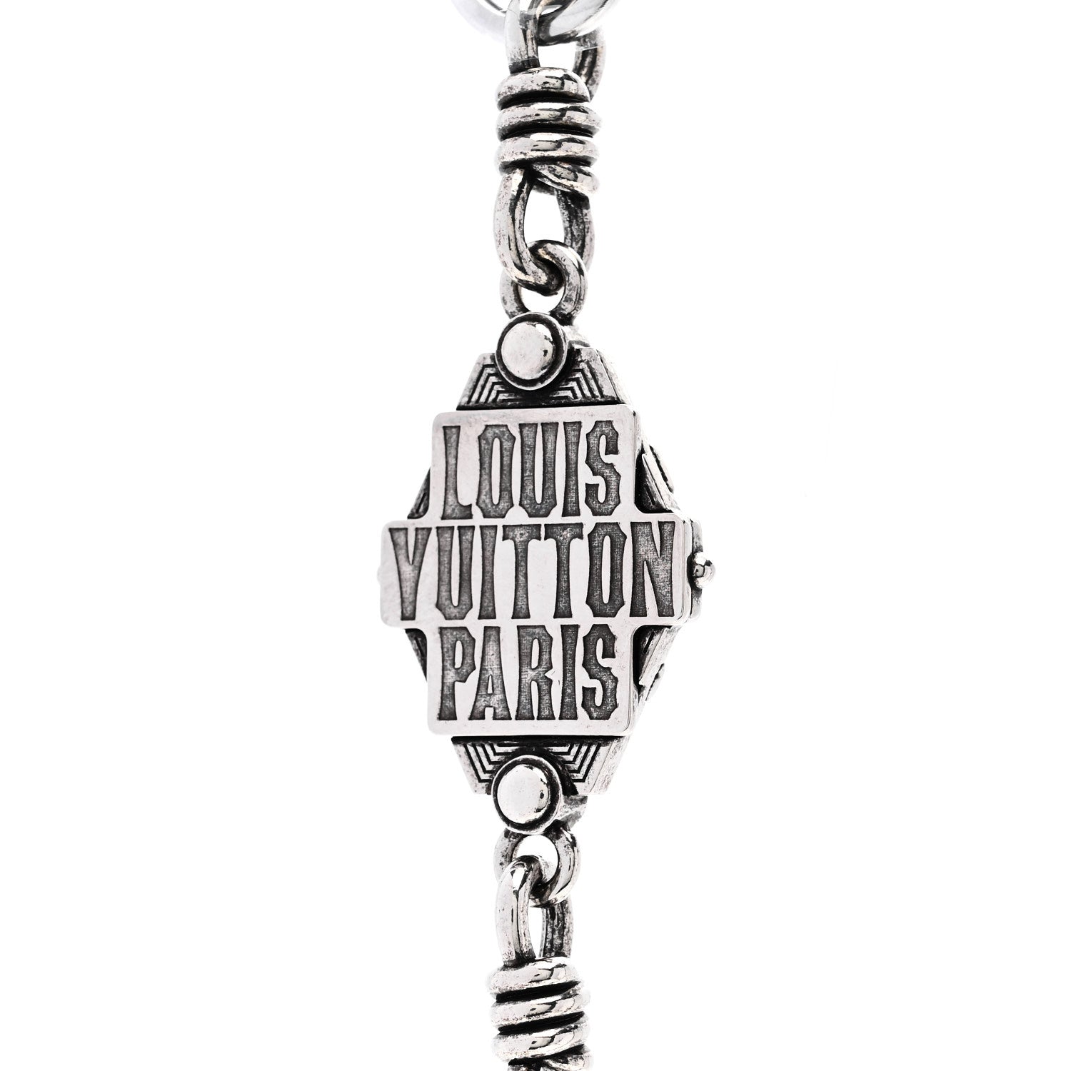 Louis Vuitton Metal Western Chain Belt and Bag Charm 1836967