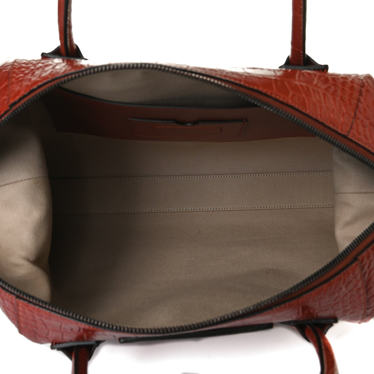 Givenchy Calfskin Crocodile Embossed Medium Soft Antigona Paprika 6 of 16
