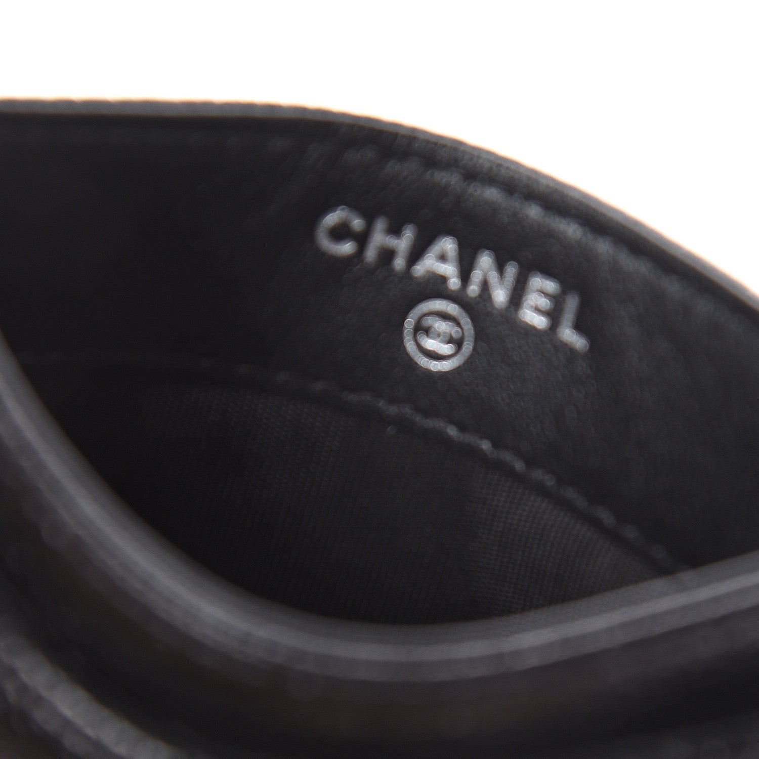 Chanel Caviar Quilted Incognito Card Holder Black 6 of 8