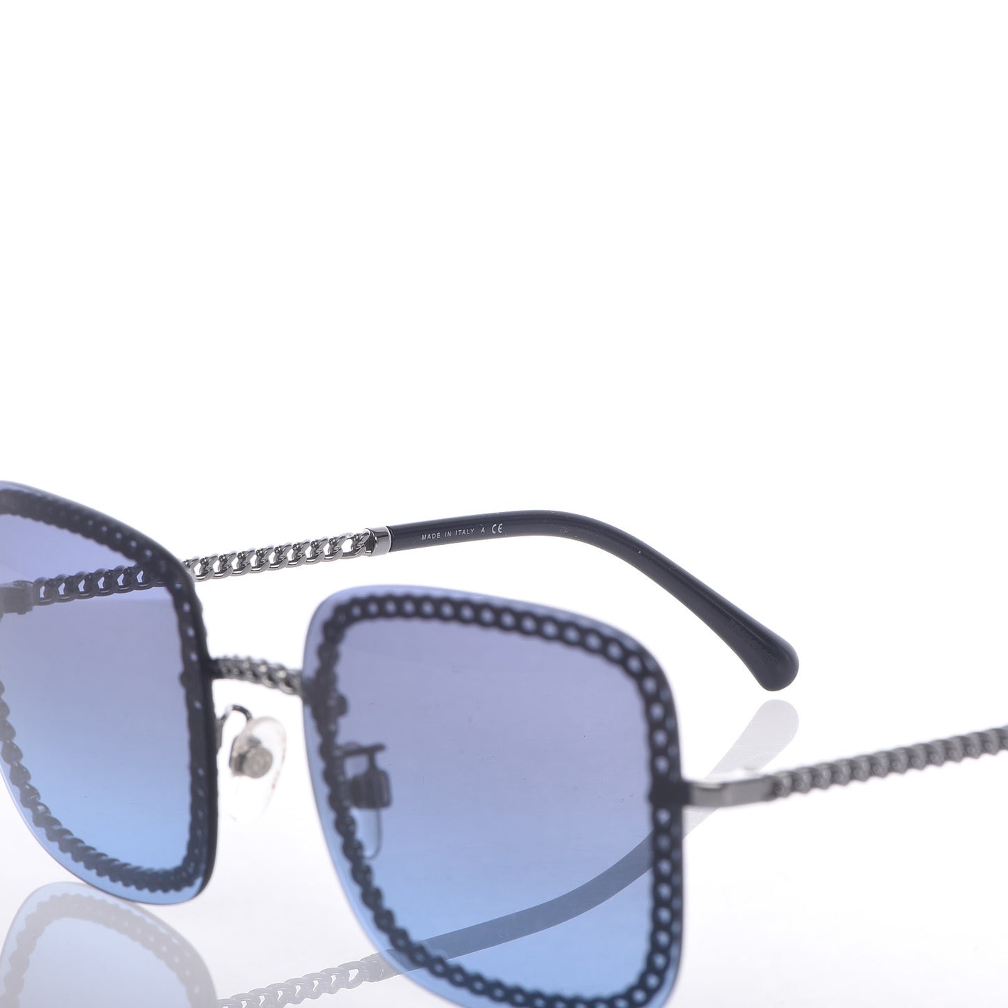 Chain Square Sunglasses 4244 Blue