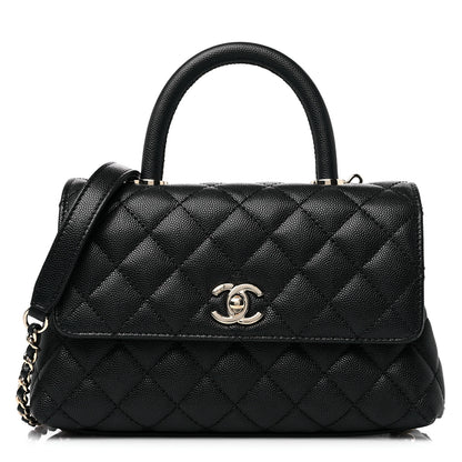 Chanel Caviar Quilted Mini Coco Handle Flap Black 1 of 10