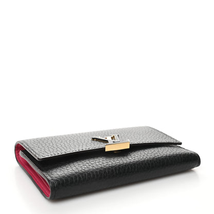Louis Vuitton Taurillon Capucines Compact Wallet Black 4 of 11