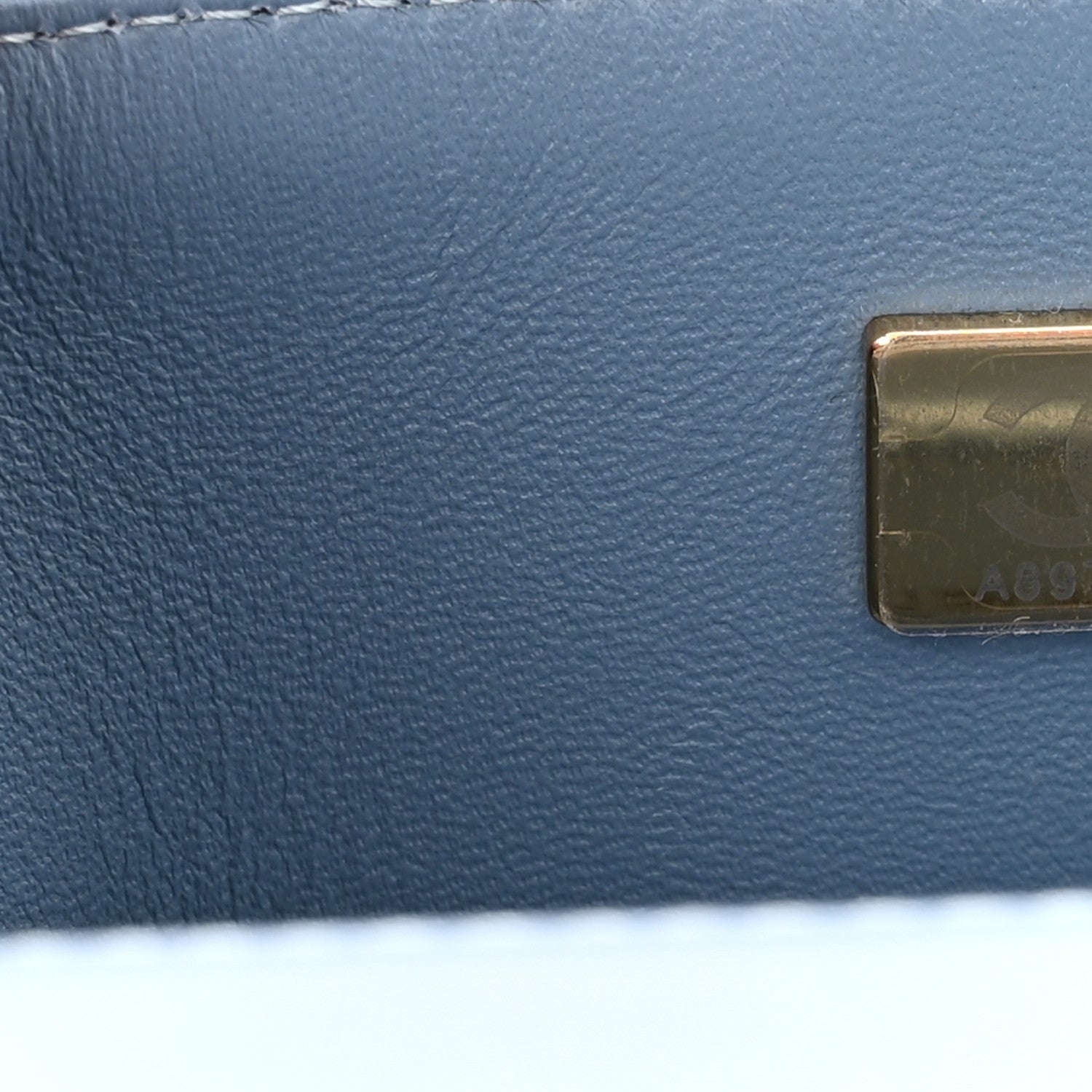 Chanel Printed Denim Quilted Mini Rectangular Flap Light Blue 7 of 11