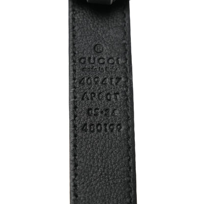 Gucci Calfskin Double G 20mm Belt 85 34 Black 5 of 6