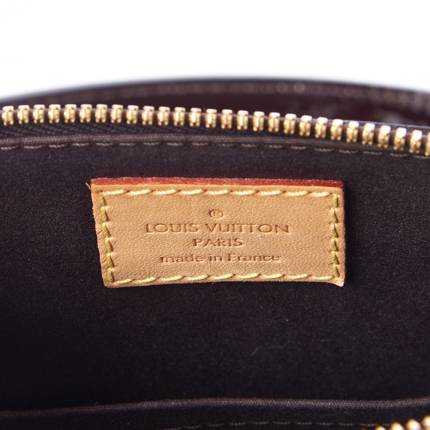 Louis Vuitton Vernis Alma BB Amarante 8 of 8