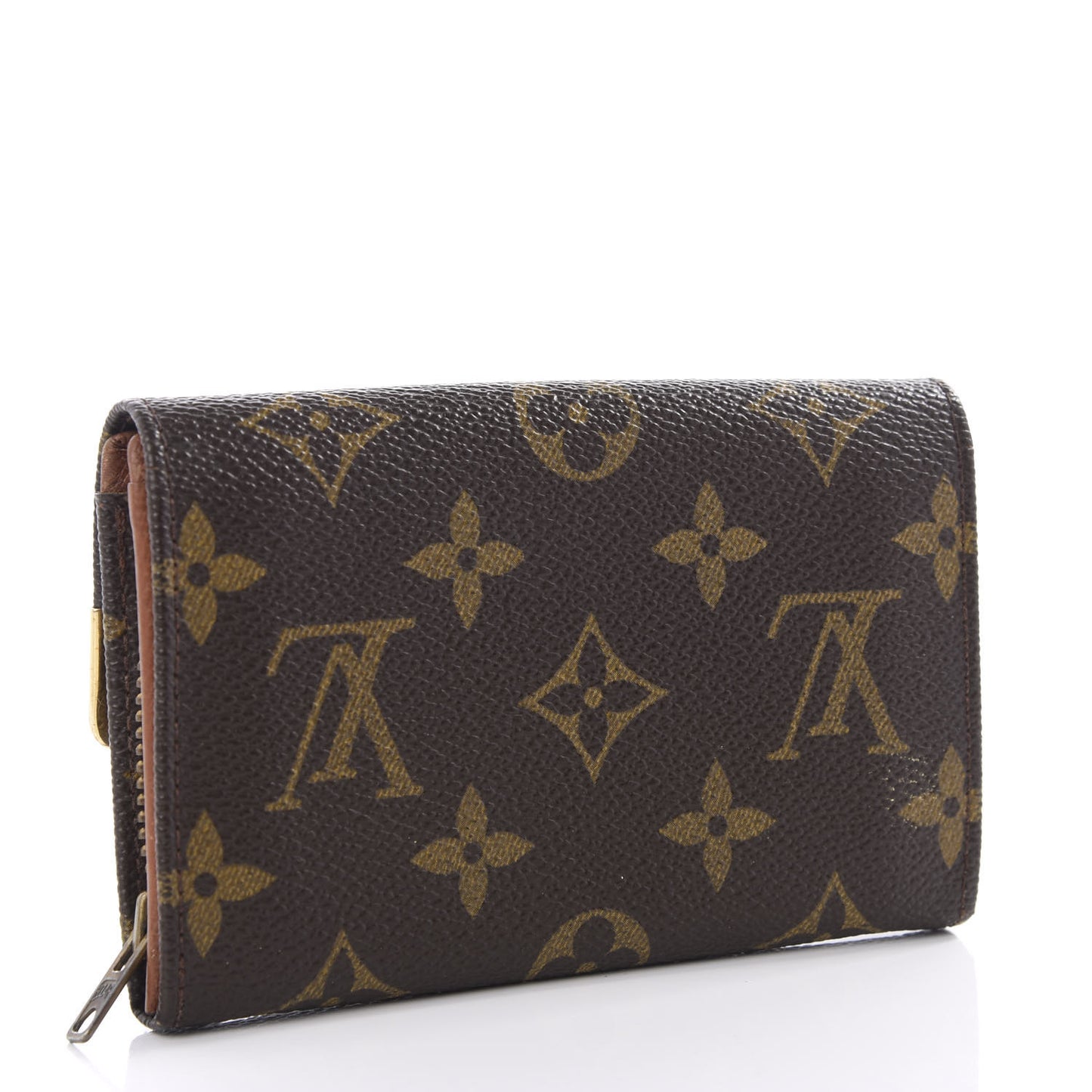 Monogram Flap Card Holder