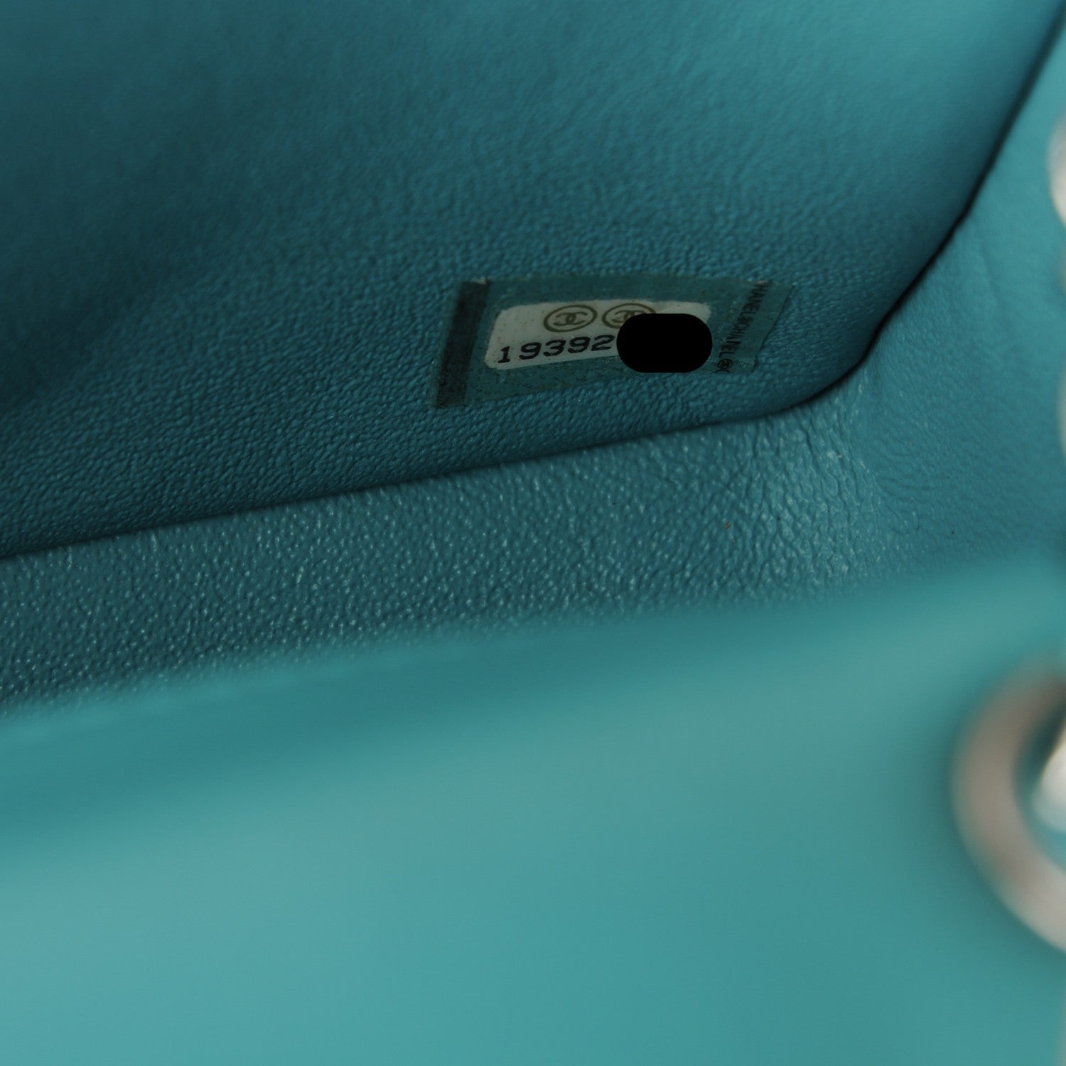 Chanel Lambskin Quilted Mini Rectangular Flap Turquoise 6 of 7