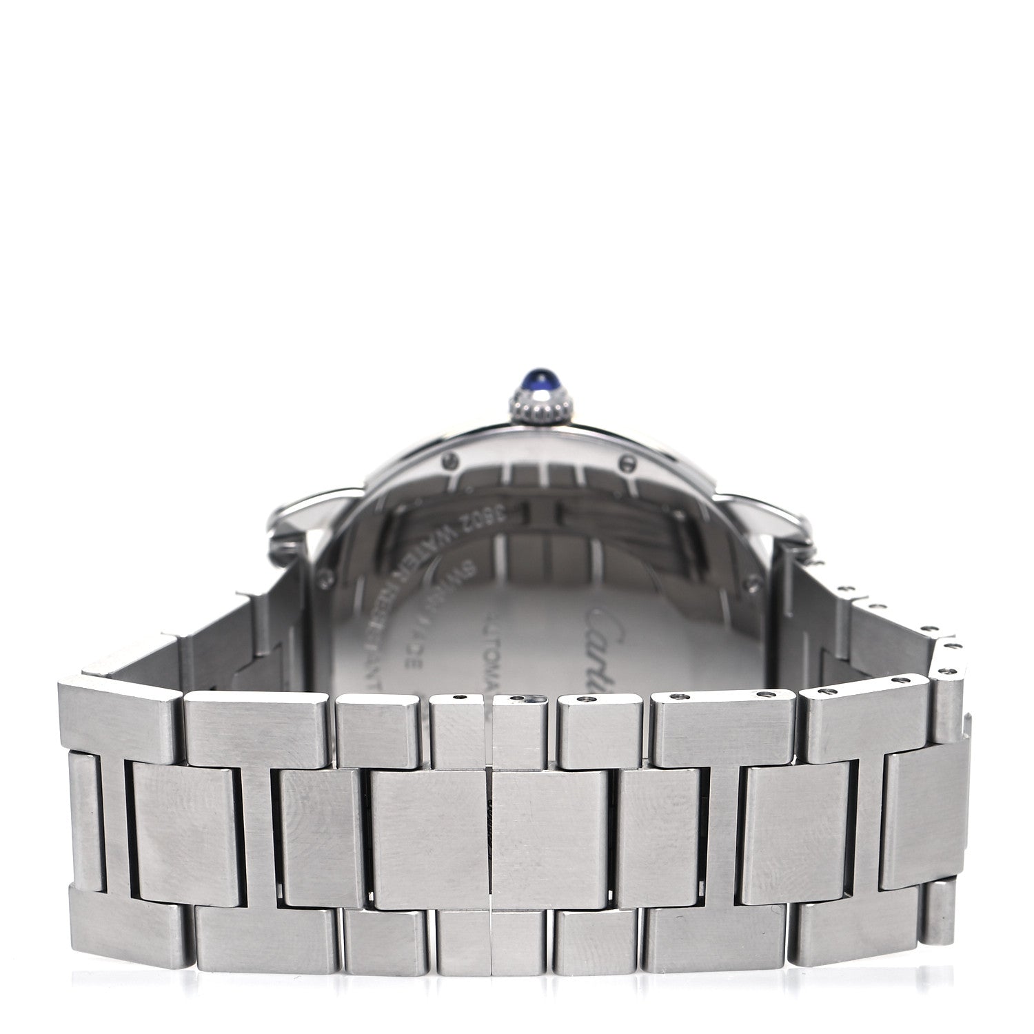 Cartier Stainless Steel 42mm Ronde Solo Automatic Watch Blue 3 of 4