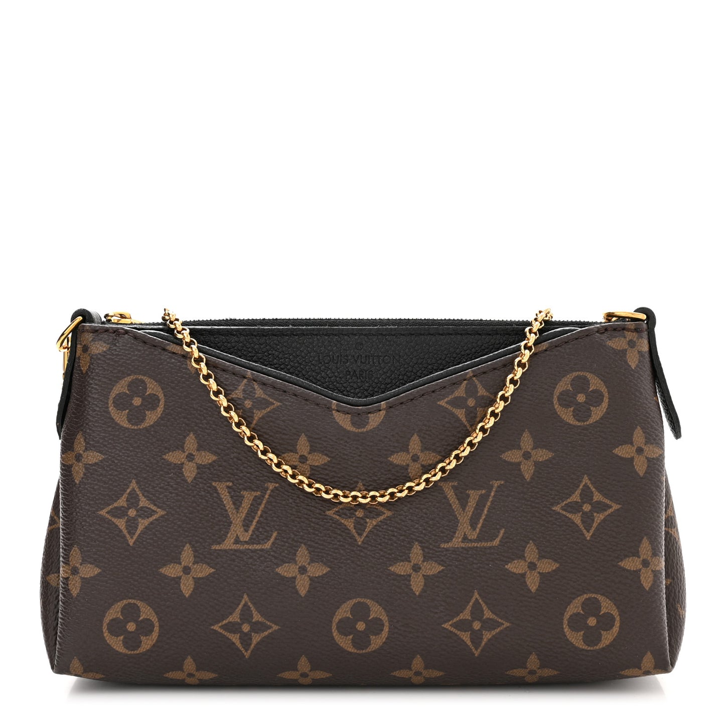 Monogram Pallas Clutch Black