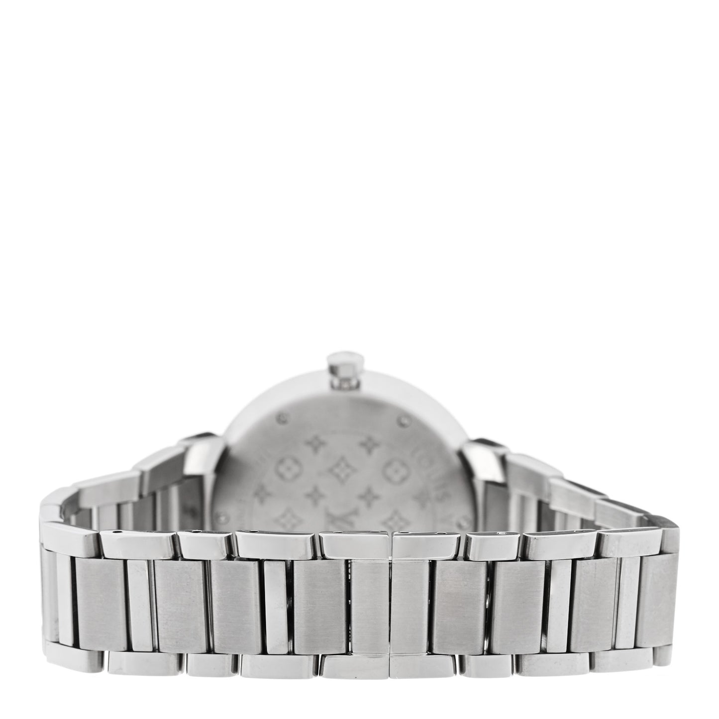 Stainless Steel Diamond 33mm Tambour Slim Quartz Watch