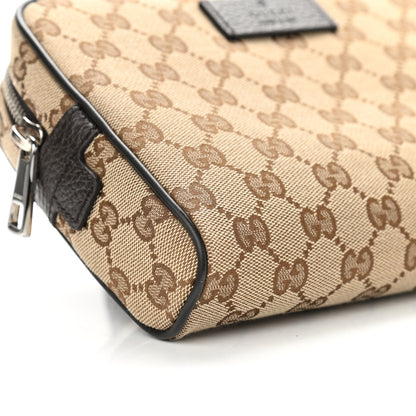 Gucci Monogram Belt Bag Dark Brown 9 of 10
