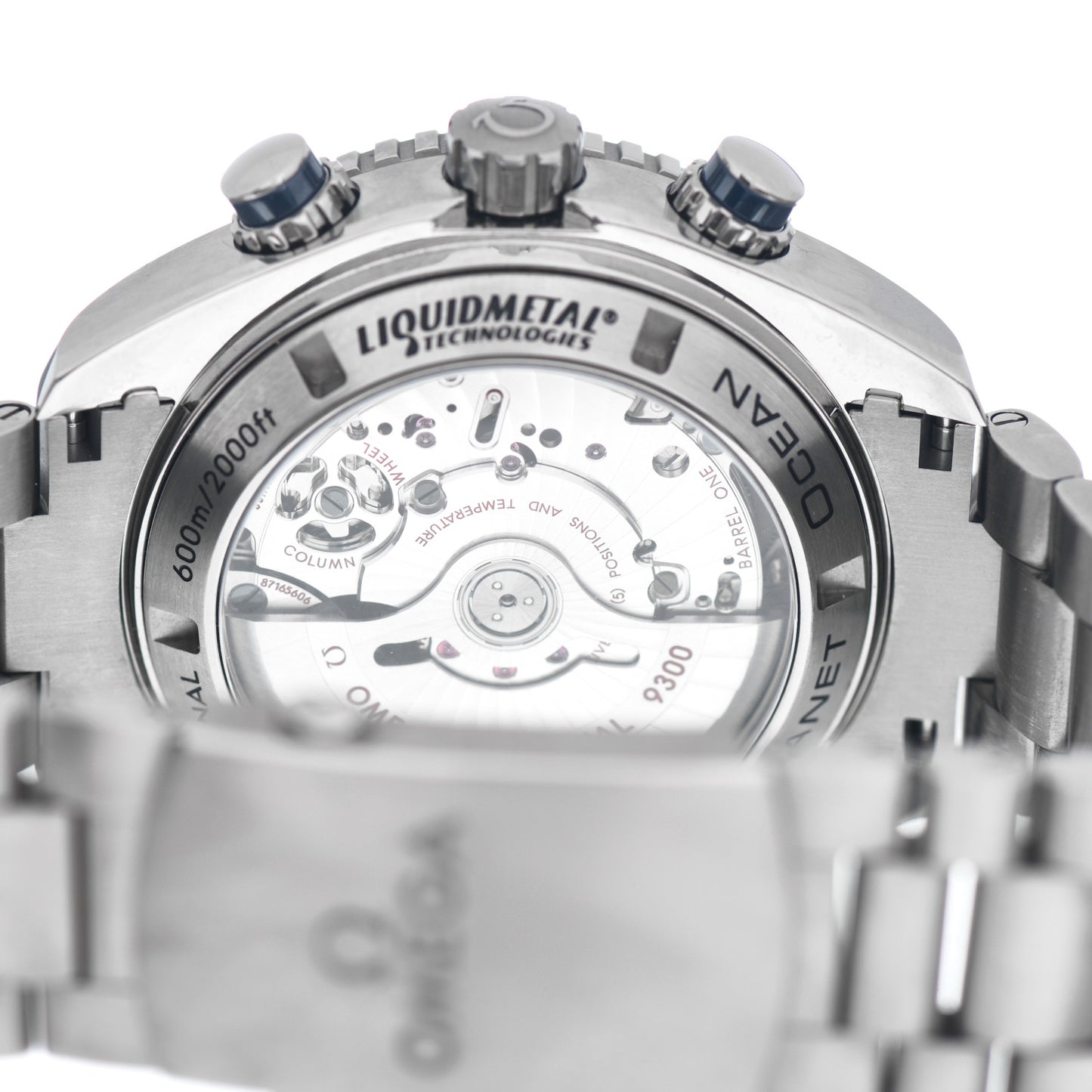 Titanium 45mm Seamaster Planet Ocean Chronograph Automatic Watch Blue 232.90.46.51.03.001