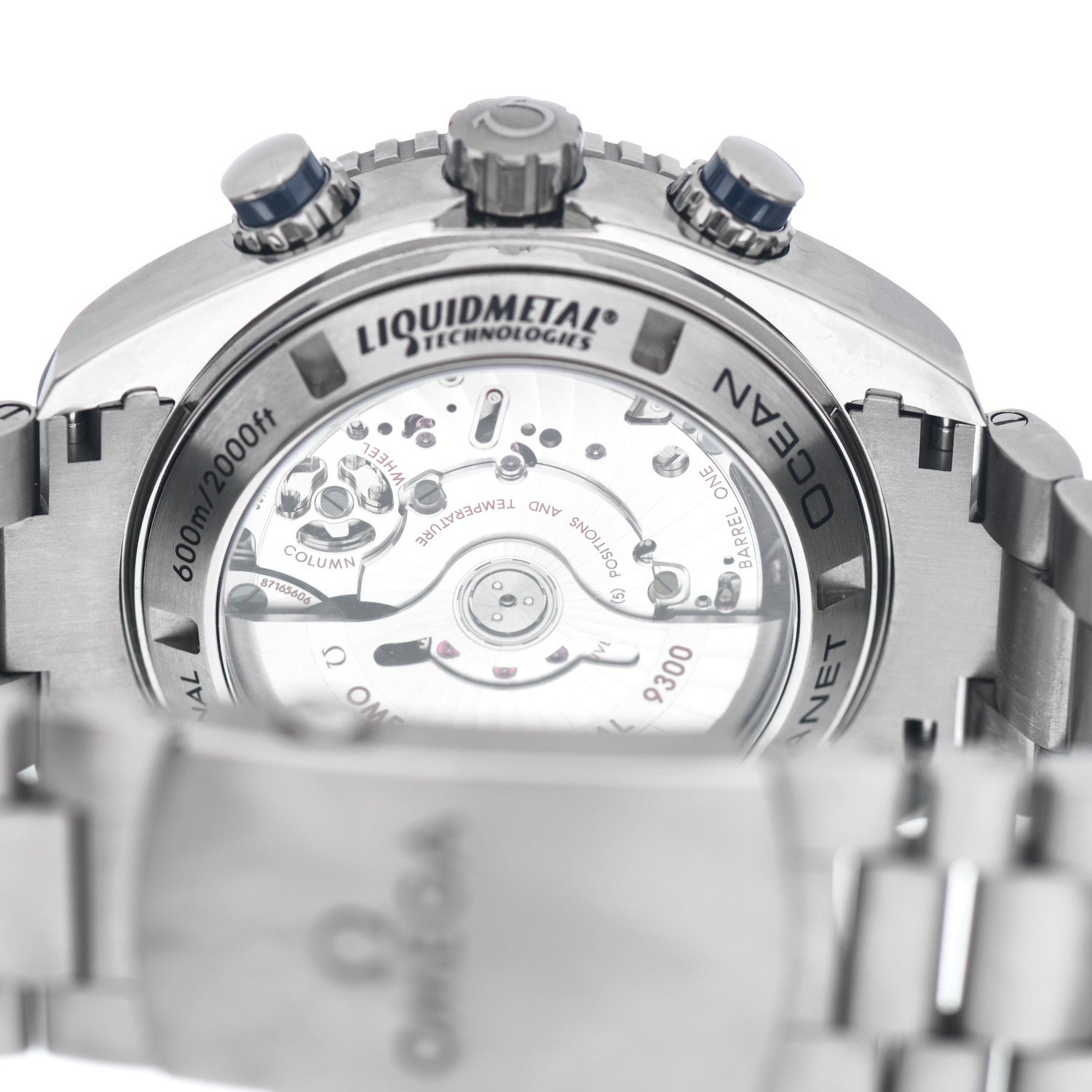 Omega Titanium 45mm Seamaster Planet Ocean Chronograph Automatic Watch Blue 232.90.46.51.03.001 4 of 5