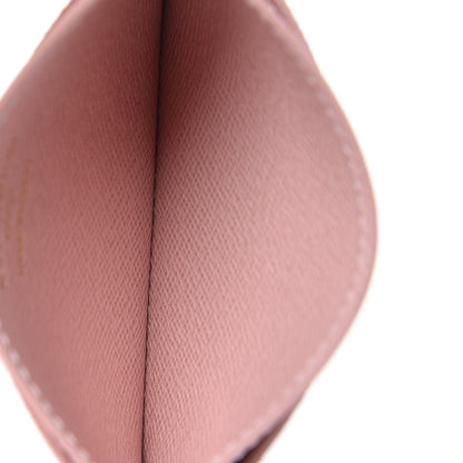 Louis Vuitton Damier Ebene Studded Card Holder Rose Ballerine 5 of 7