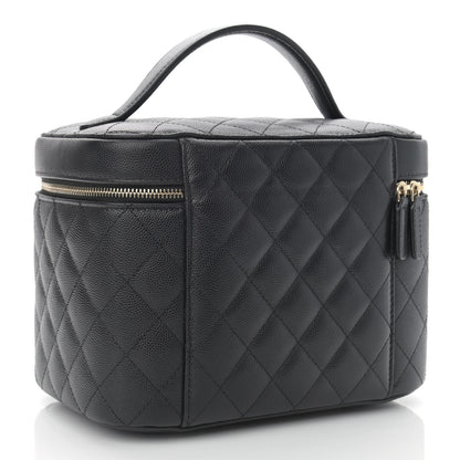 Chanel Caviar Quilted Large Vanity Pouch Black 3 of 10
