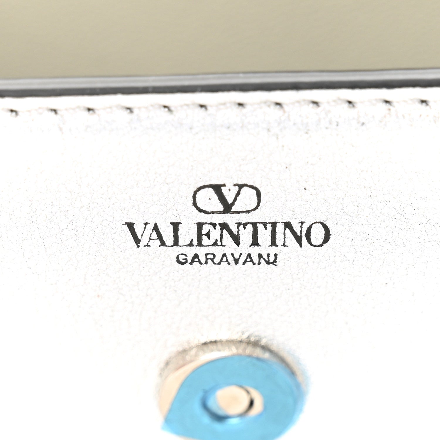 Valentino Garavani Laminated Calfskin Vlogo Micro Loco Shoulder Bag Silver 6 of 10