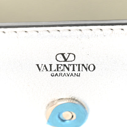 Valentino Garavani Laminated Calfskin Vlogo Micro Loco Shoulder Bag Silver 6 of 10