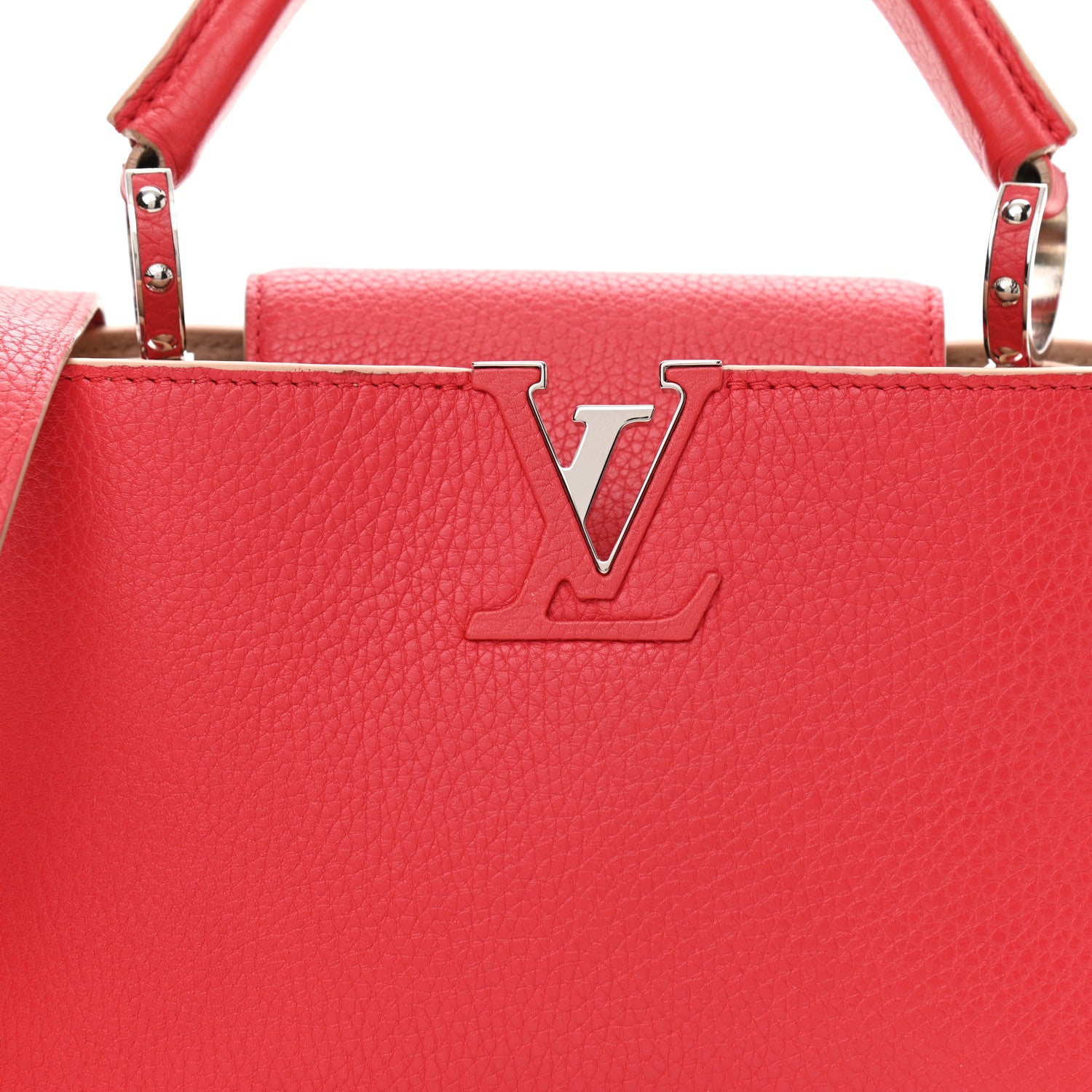 Louis Vuitton Taurillon Capucines BB Rose Litchi 7 of 10