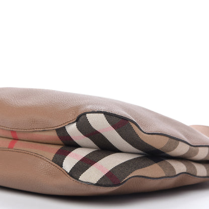 Burberry Grainy Calfskin House Check Small Bingley Dark Sand 7 of 10