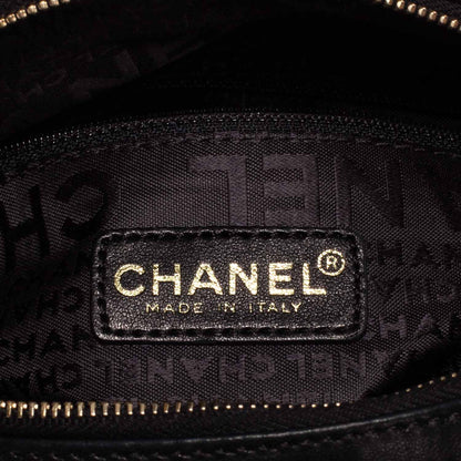 Chanel Lambskin Quilted CC Wristlet Black 7 of 9