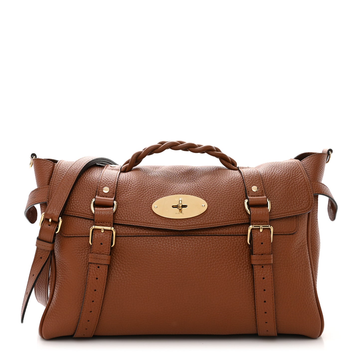 Heavy Grain Oversized Alexa Chestnut