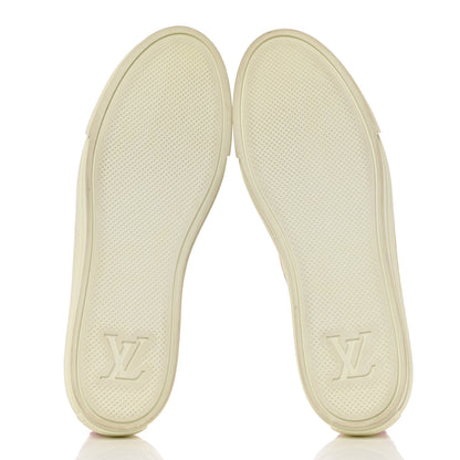 Louis Vuitton Damier Azur Stellar Sneakers 39 Rose Ballerine 5 of 9