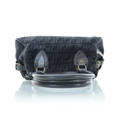 Fendi Velour Zucca Bag De Jour Grey 4 of 8