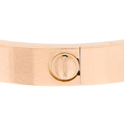 Cartier 18K Pink Gold LOVE Bracelet 17 7 of 10
