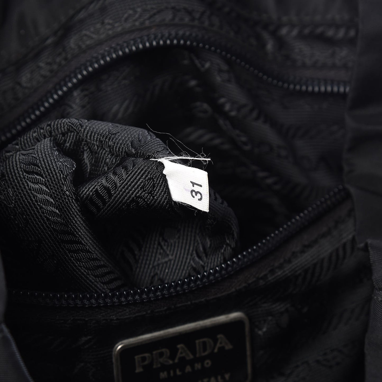 Nylon Vela Medium Backpack Black