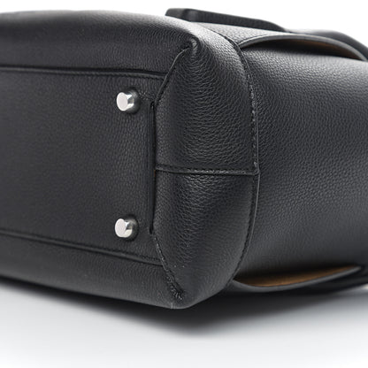 Bottega Veneta Grained Calfskin Maxi Intrecciato Medium Arco Black 7 of 8