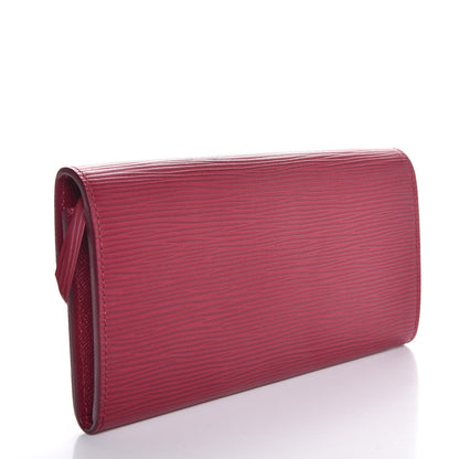 Louis Vuitton Epi Emilie Wallet Fuchsia 3 of 8