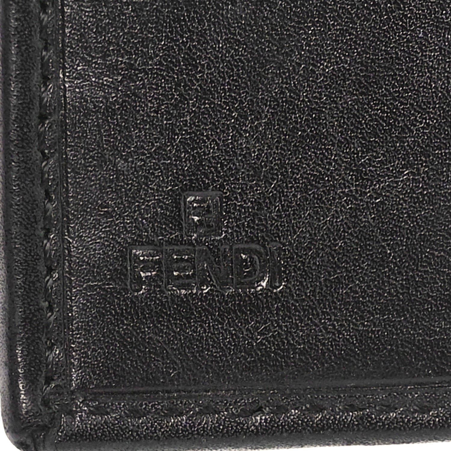 Fendi Zucchino Flap Wallet Tobacco 7 of 12