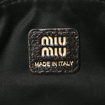 Miu Miu Nappa Aviator Mini Pouch Briarwood 6 of 9