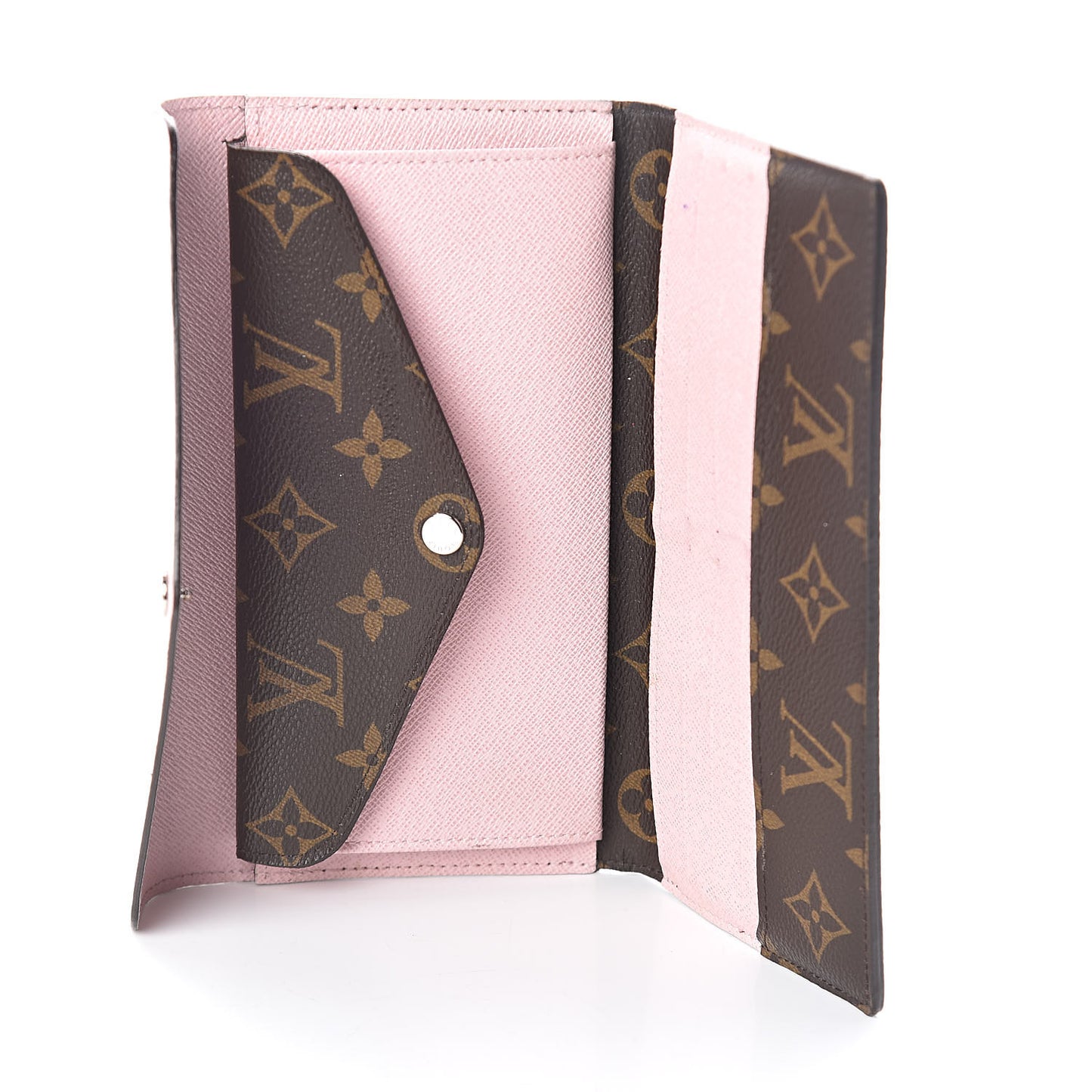 Monogram Epi Marie-Lou Long Wallet Rose Clair