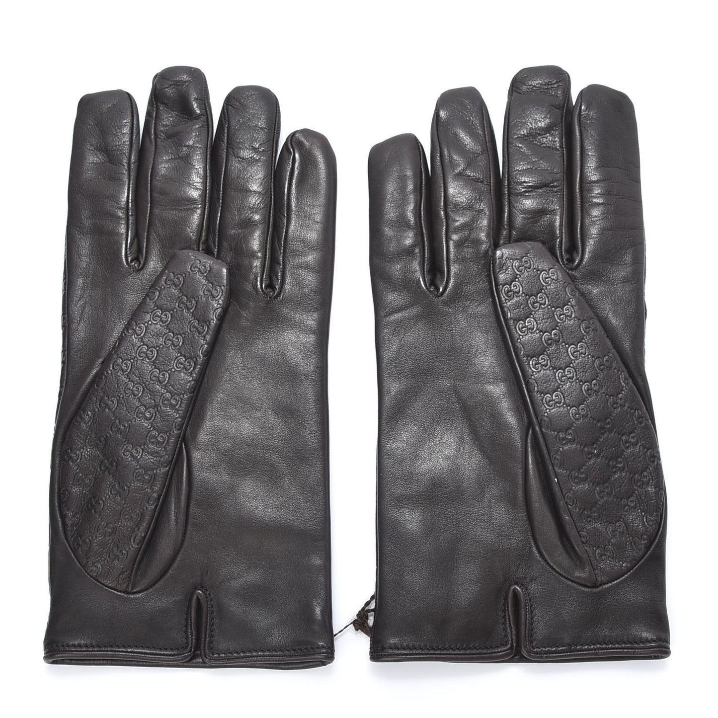 Nappa Microguccissima Gloves 10 Chocolate