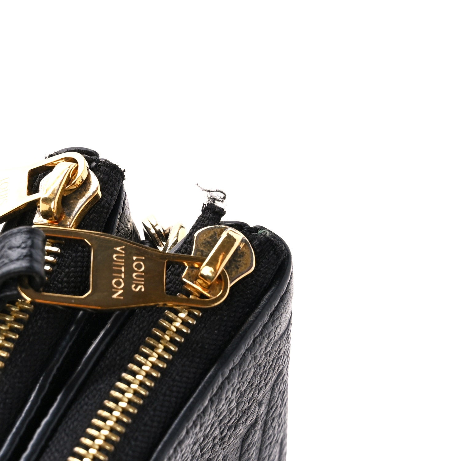 Louis Vuitton Empreinte Double Zip Pochette Black 12 of 13