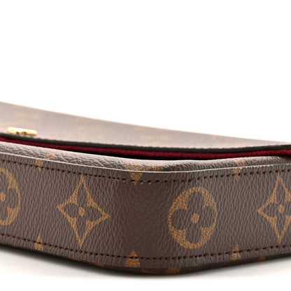 Louis Vuitton Monogram Pochette Felicie Chain Wallet Fuchsia 11 of 13