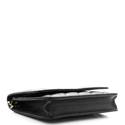 Chanel Caviar Quilted Wallet on Chain WOC Black 4 of 13