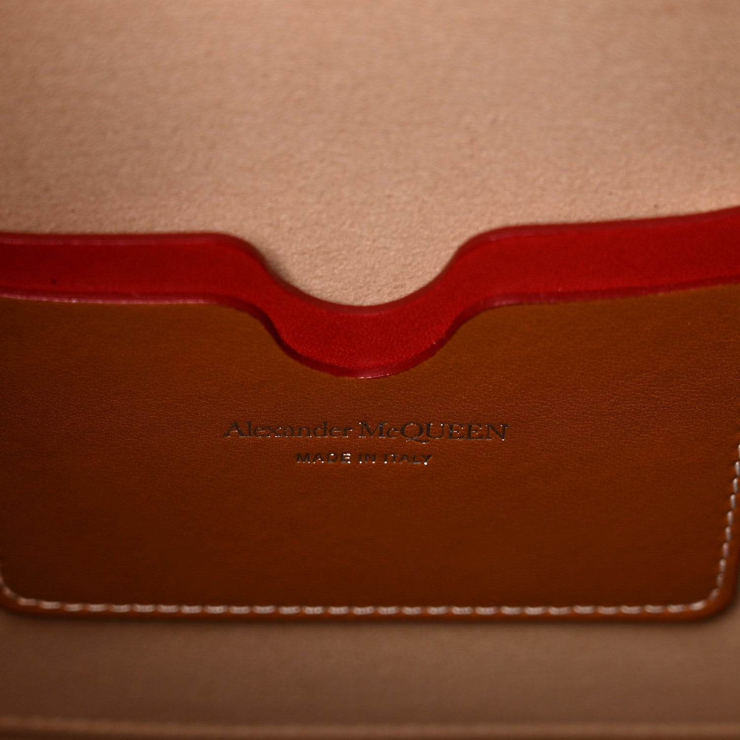 Alexander McQueen Canvas The Tall Story Shoulder Bag Natural Tan 8 of 8