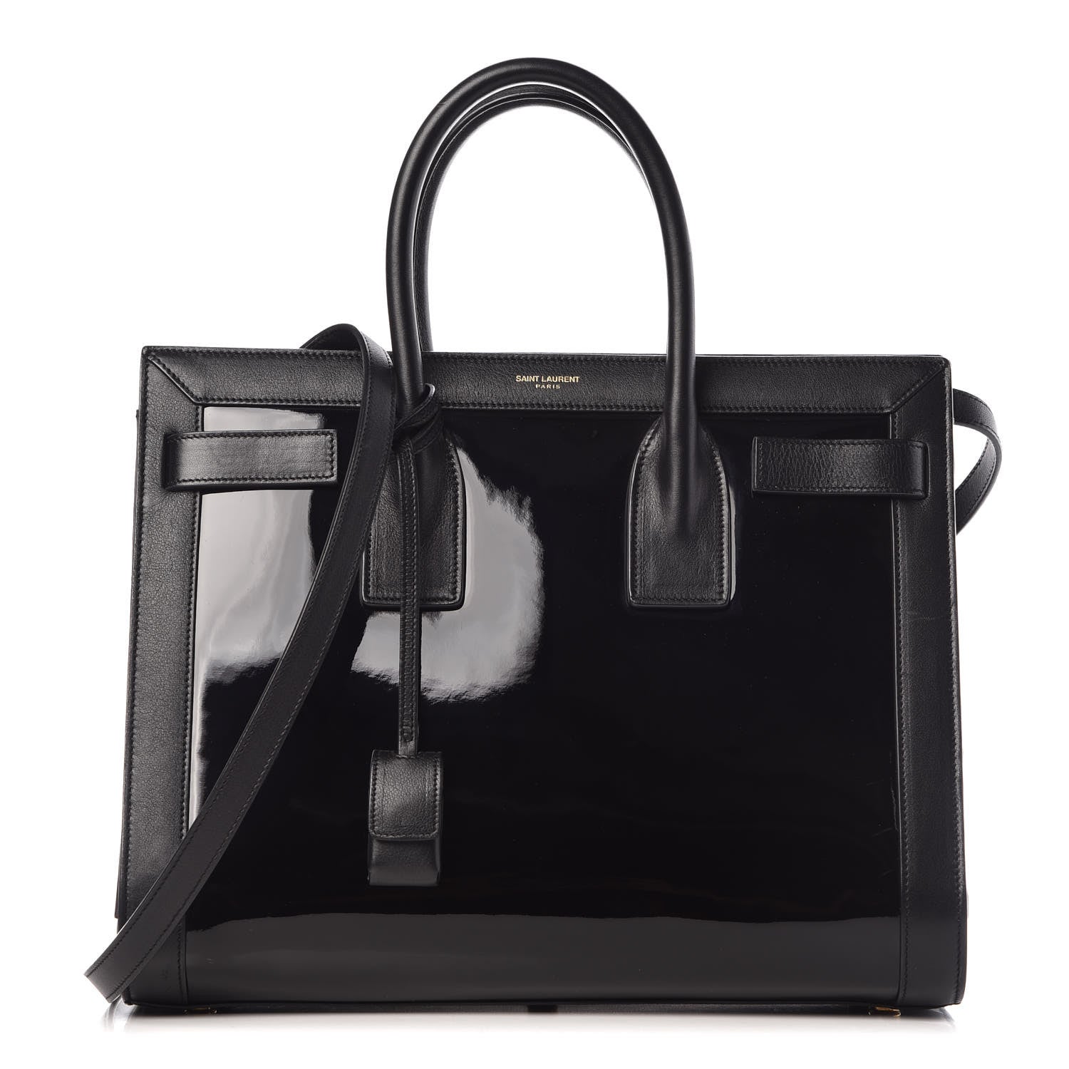 Saint Laurent Patent Small Sac de Jour Black 1 of 11