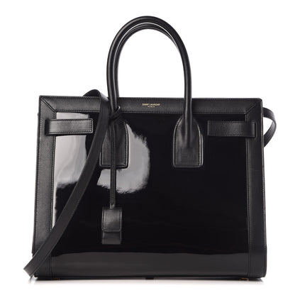 Saint Laurent Patent Small Sac de Jour Black 1 of 11