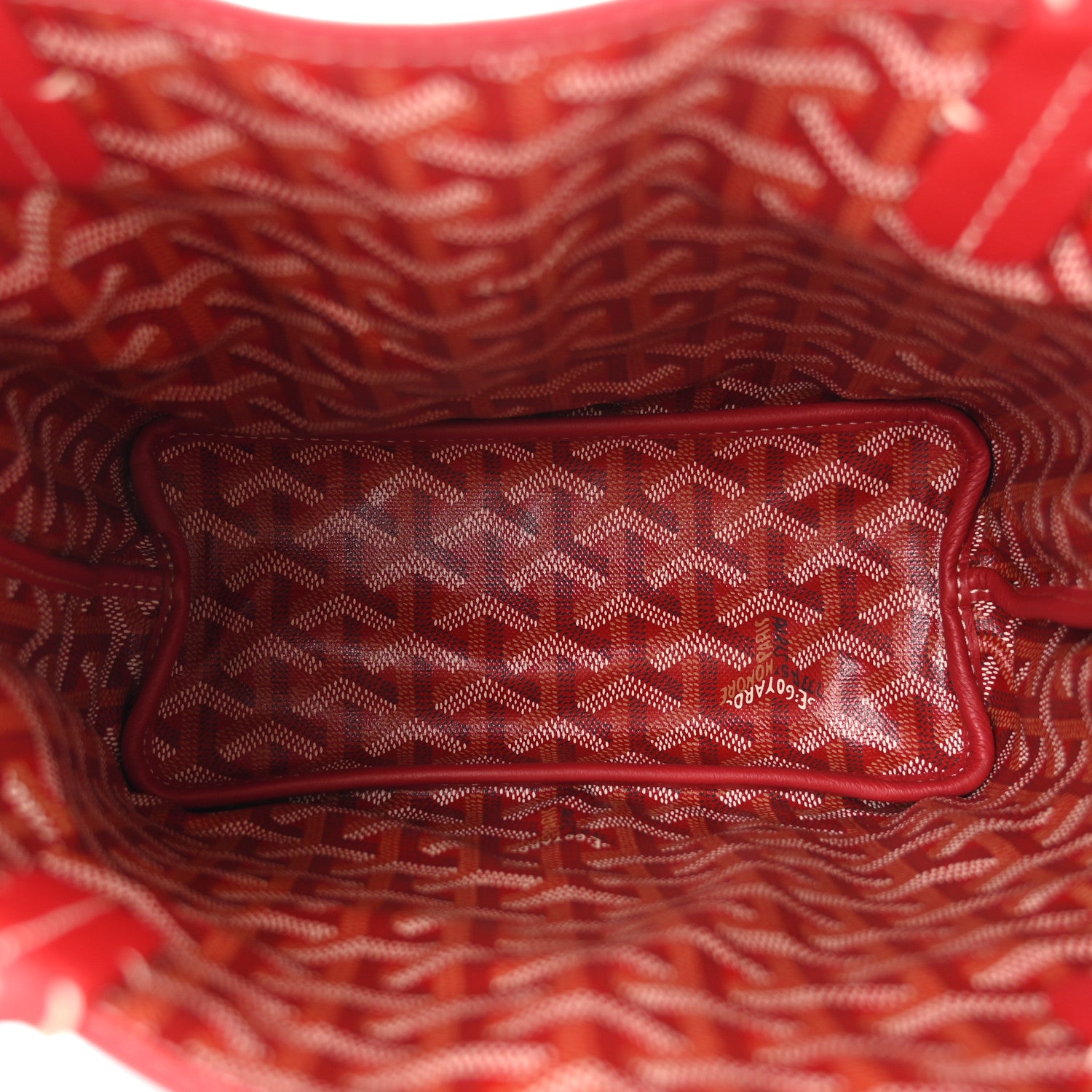 Goyard Goyardine Reversible Mini Anjou Red 9 of 18