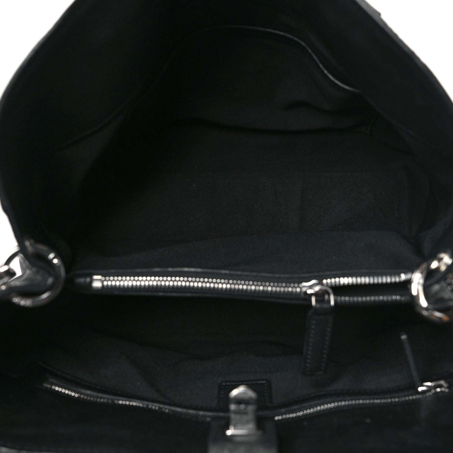 MCM Calfskin Ottomar Monogram Large Essential Tote Black 5 of 9