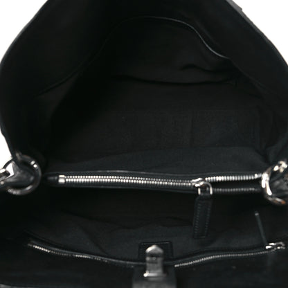 MCM Calfskin Ottomar Monogram Large Essential Tote Black 5 of 9