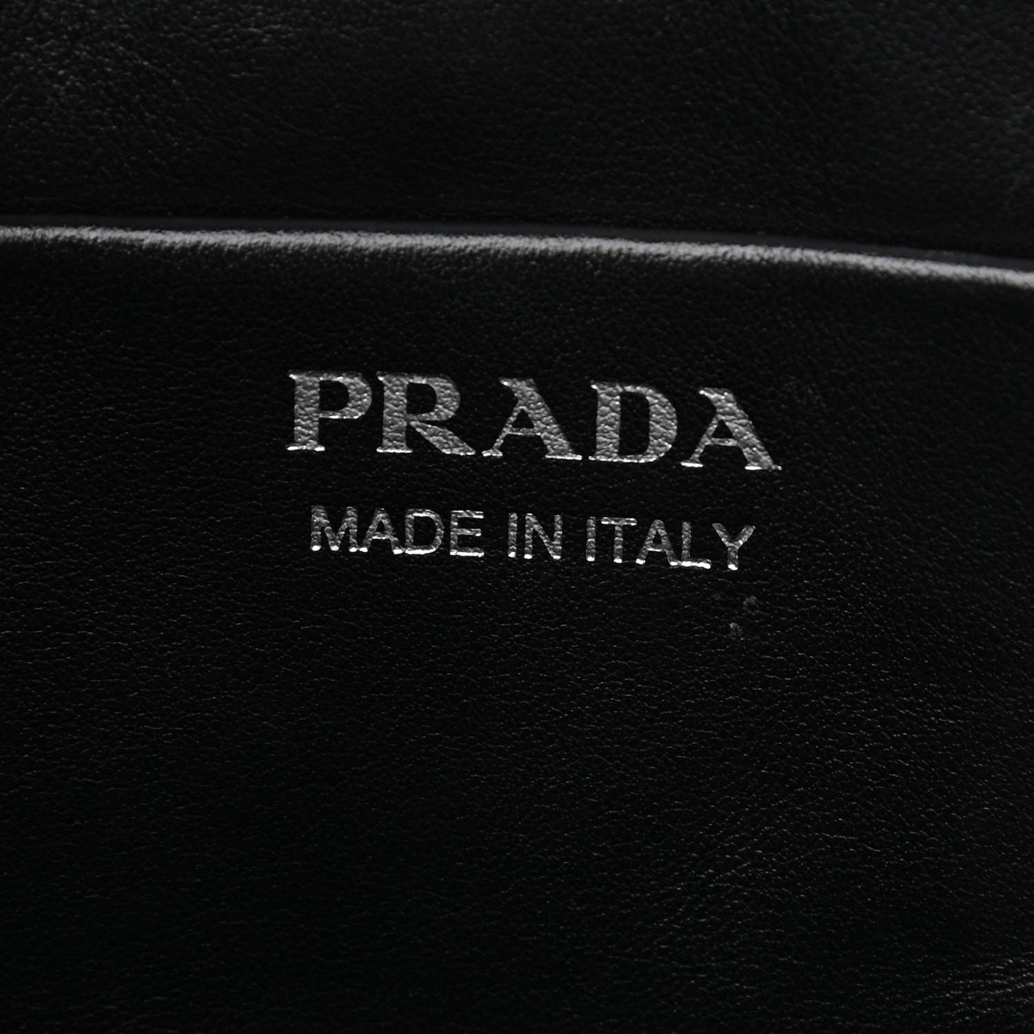 Prada Soft Calfskin Impunture Diagramme Clutch Black 6 of 9